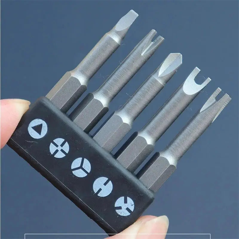 Magnetic Screwdriver Set Y Shaped U Shaped Triangle Three Point Bits Security Tip Repair Tool Power Drill Accessories