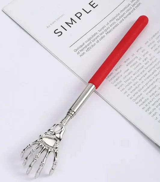 Stainless Steel Telescopic Back Scratcher Massager Extendable Itch Relief For Relaxation And Health