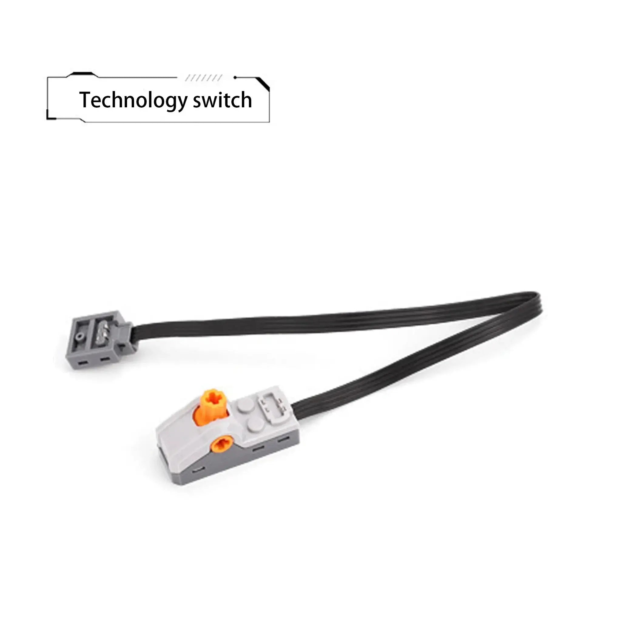 Electric Motor Set for MOC Remote Control Cars with Lithium Battery Box Connectors and Led Lights