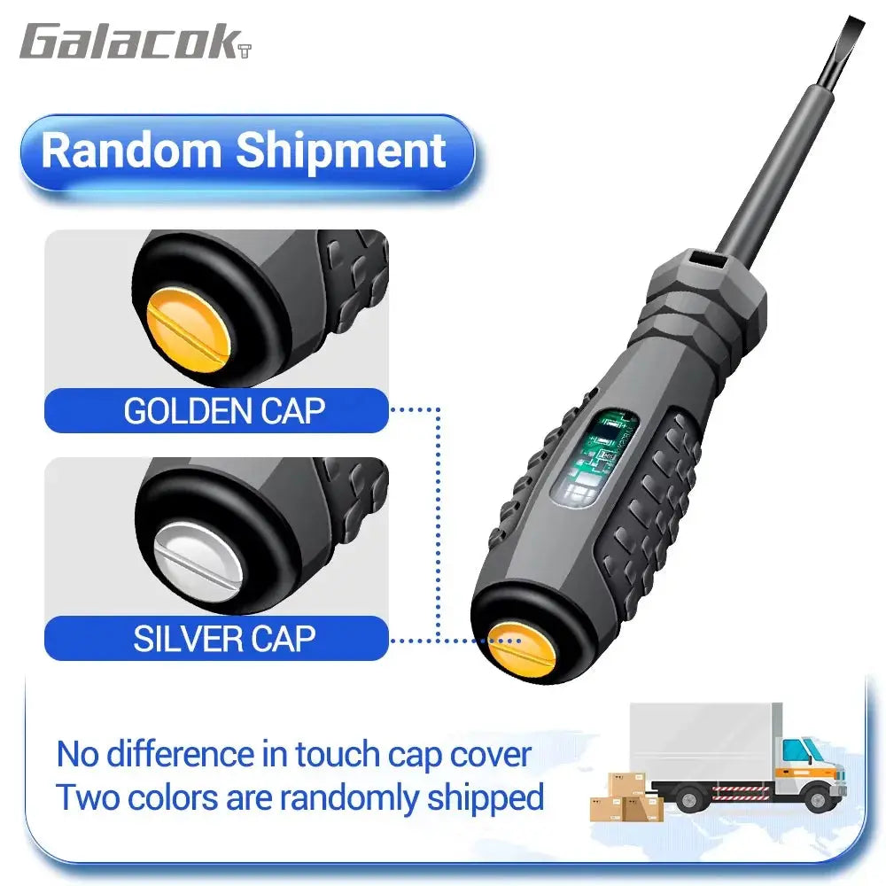 Multifunctional Electrician Test Screwdriver Non Contact Voltage Tester Pen 70 To 600V Induction Lights Red Green