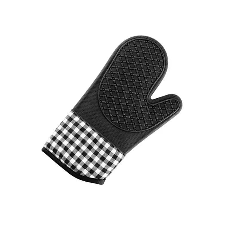 Silicone Oven Gloves Heat Resistant Anti Burn Non Slip For Kitchen Microwave Baking And Grilling