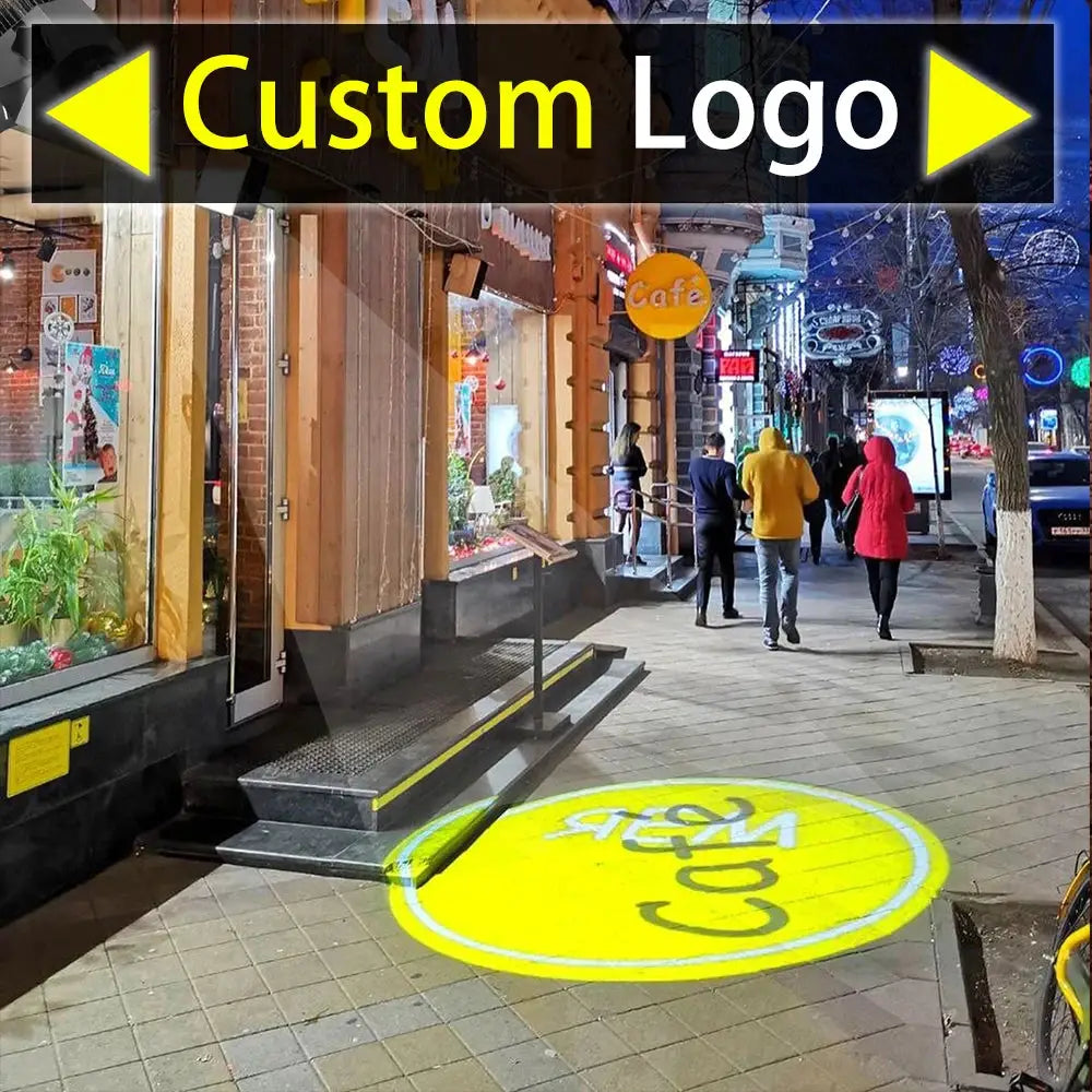 Advertising Gobo Projector Custom Logo Outdoor LED Light IP67 Rotating