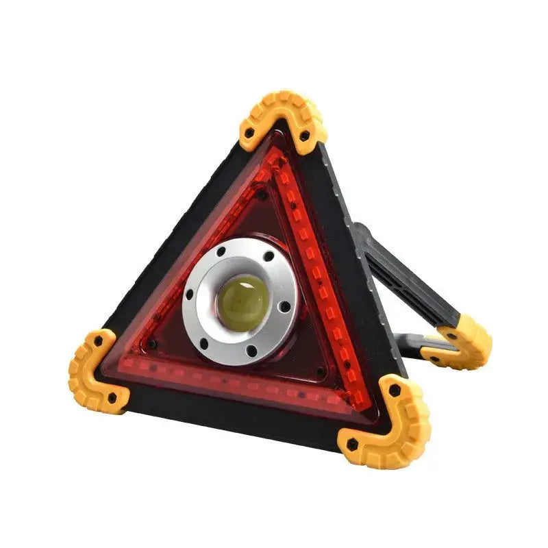 Emergency Safety Triangle With Red LED Warning Light For Car Breakdowns Multifunctional Stop Sign