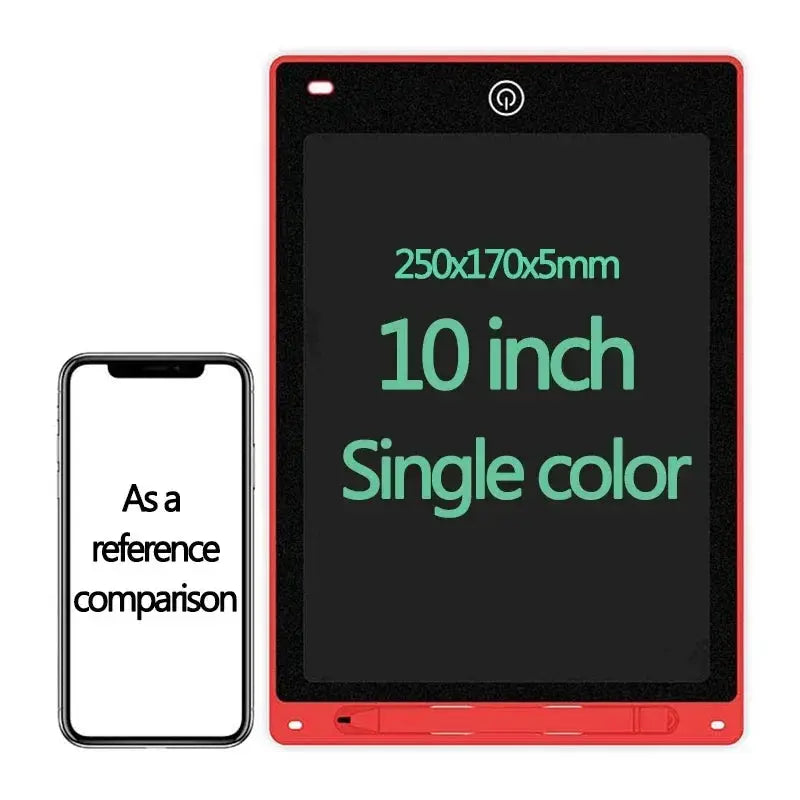 10 And 12 Inch LCD Writing Tablet For Kids Graffiti Sketchpad Handwriting Blackboard Toy Gift