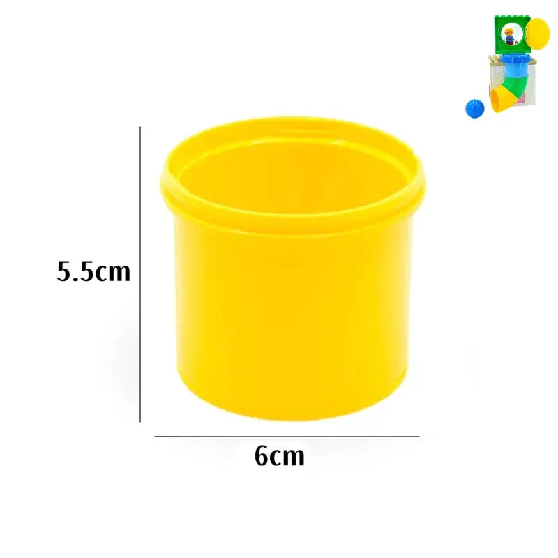 Big Building Blocks Duplo Compatible Large Brick Ferris Wheel Seesaw Slide Swing Educational Toy For Kids
