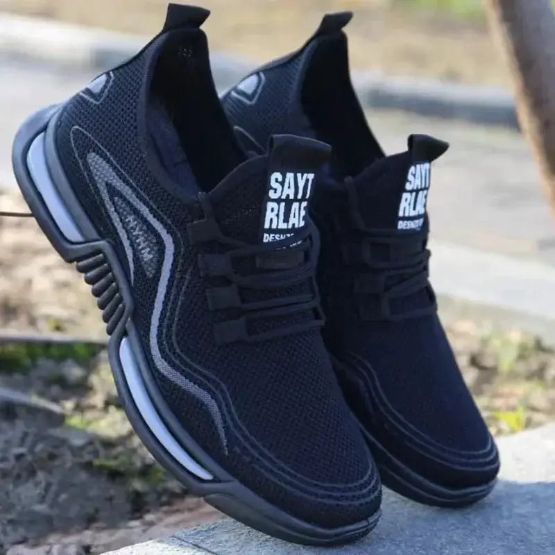 StrideFlex Men's Slip On Fashion Sneakers With Breathable Cotton Upper And Lightweight EVA Insole For All Day Comfort
