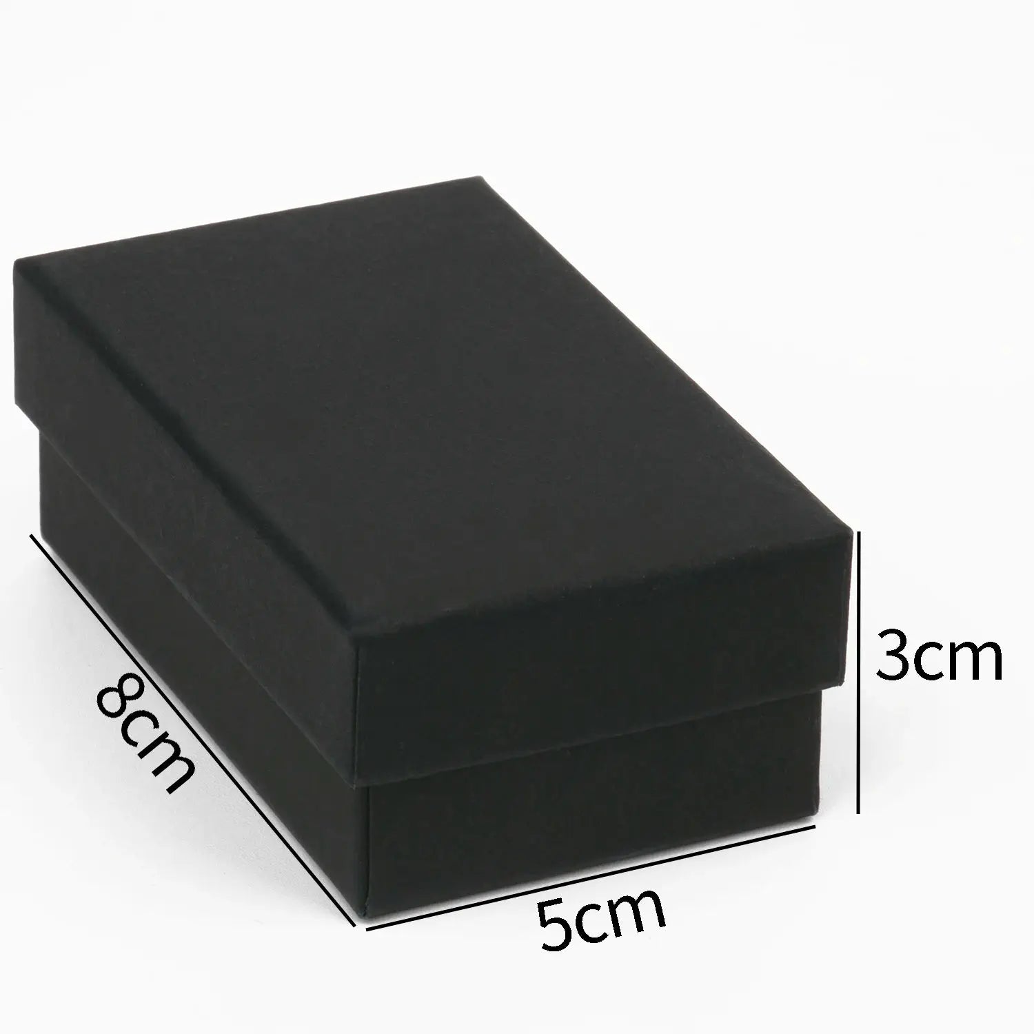 Black Square Jewelry Display Gift Box Organizer for Ring Earring Brooch Necklace Bracelet Engagement Packaging Boxes