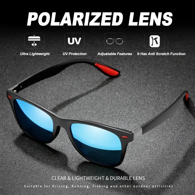 VisionGuard Night Vision Glasses Polarized Sunglasses For Men With UV400 Protection And Day Night Driving