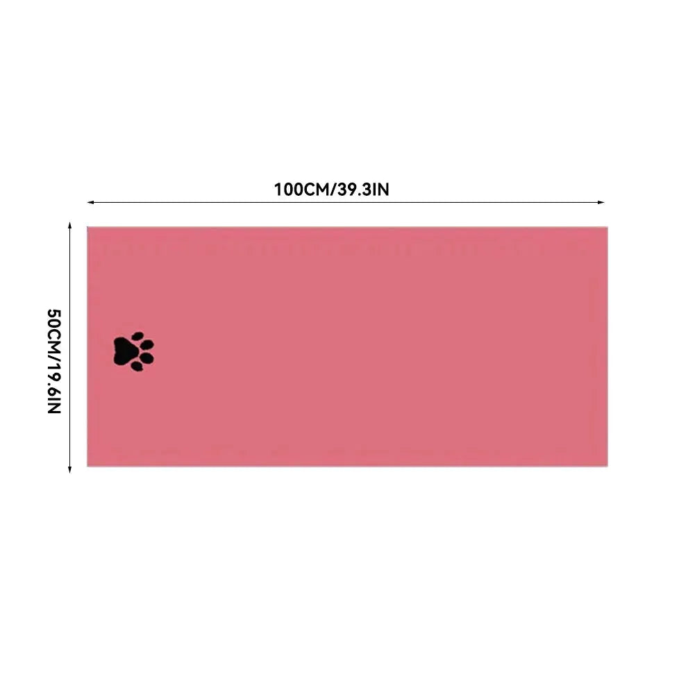 Three Size Options Microfiber Pet Bath Towel Embroidered Super Soft Absorbent for Cats and Dogs Grooming Supplies