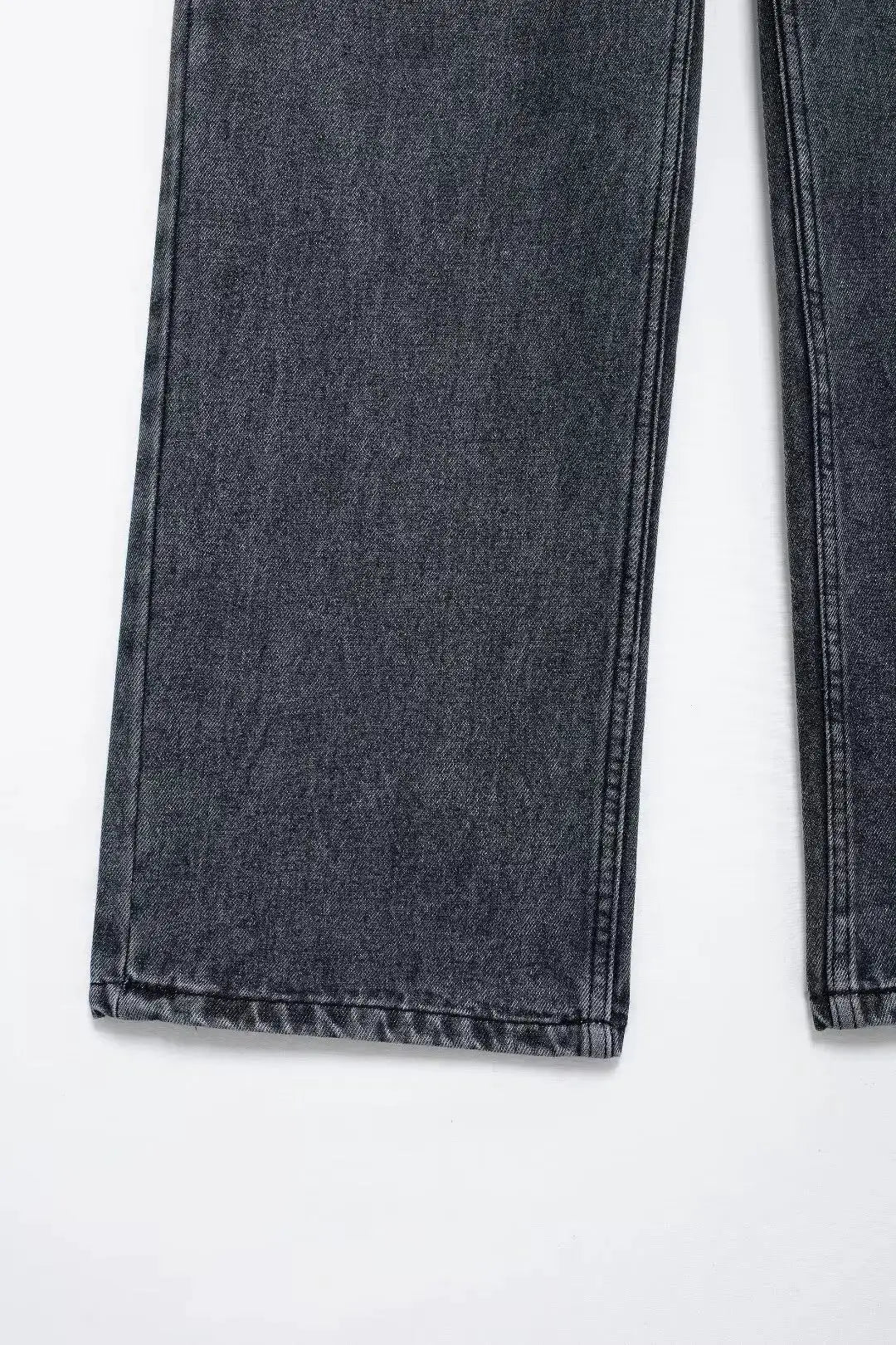 HH 2024 Womens Distressed Patchwork Denim Jeans High Waist Ripped