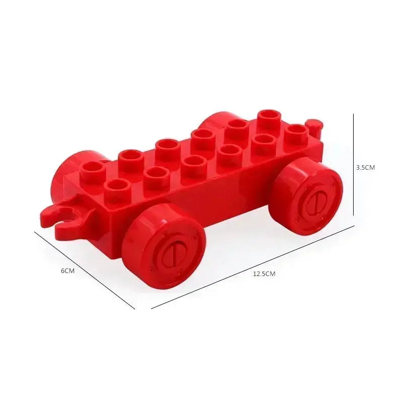 Big Building Blocks Accessories Compatible With Large Bricks Educational Toy Set For Kids Trucks Cars City Traffic