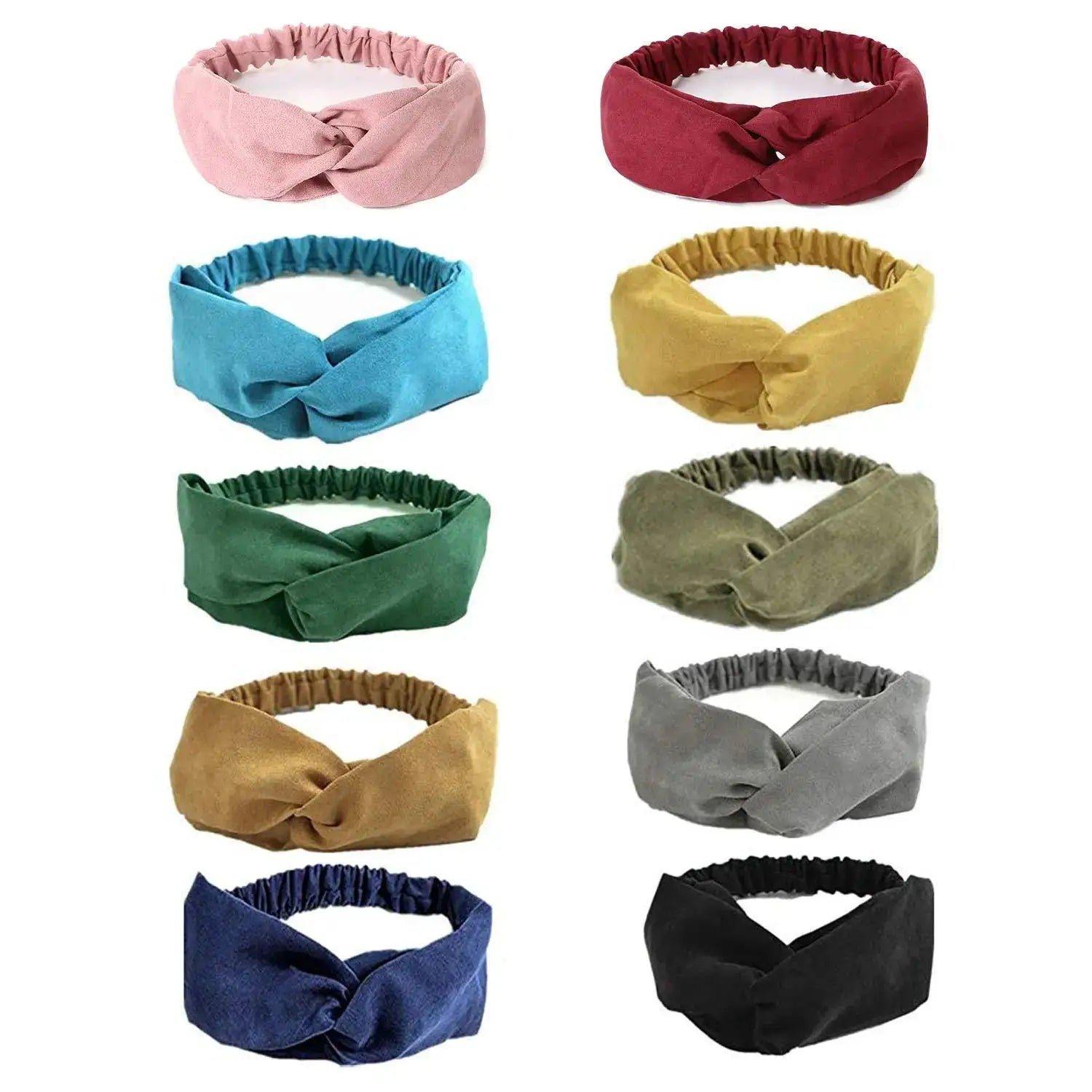 BohoChic Cross Turban Headbands For Women Lightweight Chiffon Bohemian Hair Accessories