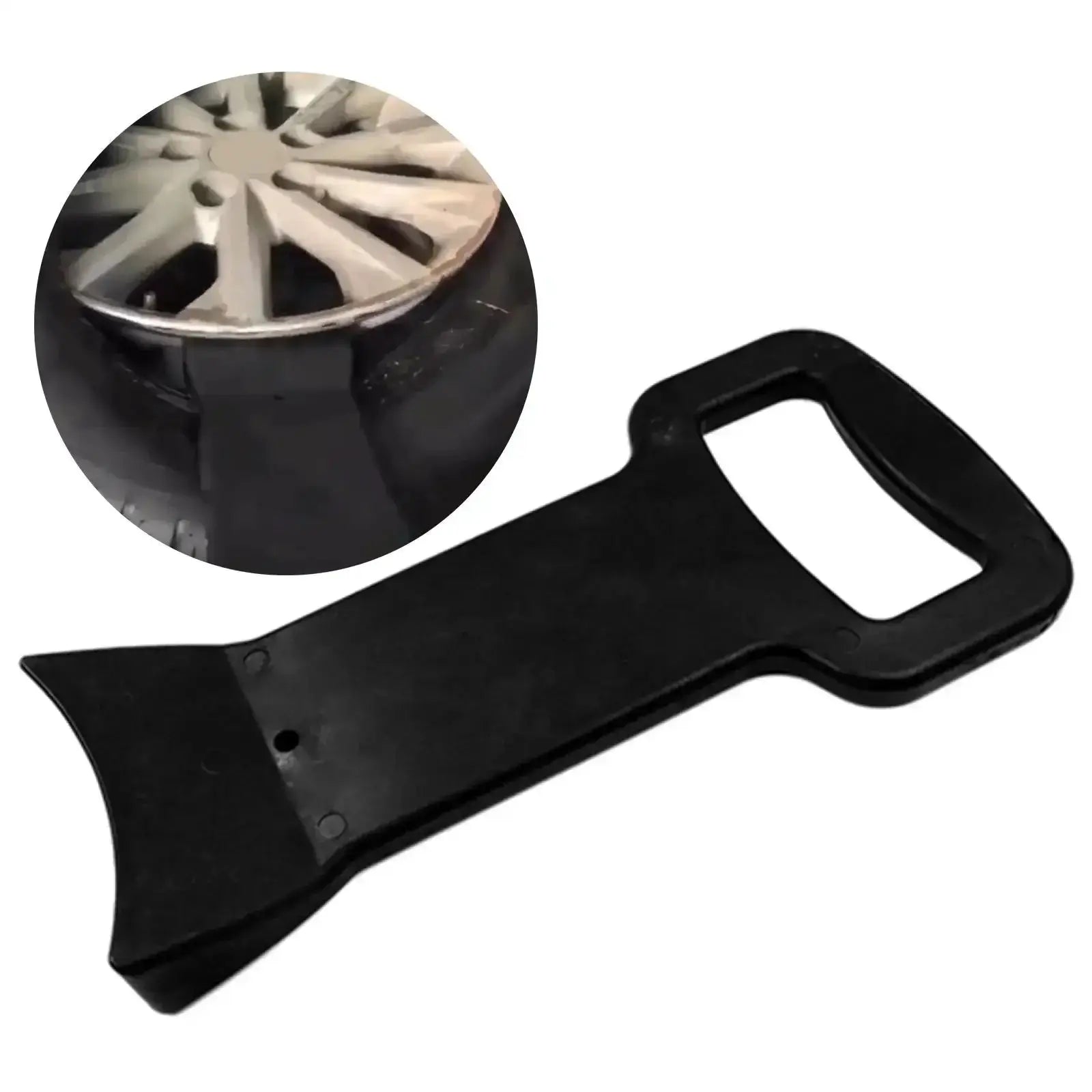 Tyre bead pressing clamp by Simples Market; black metal tire mount/demount tool for 17.5–24.5 inch tires