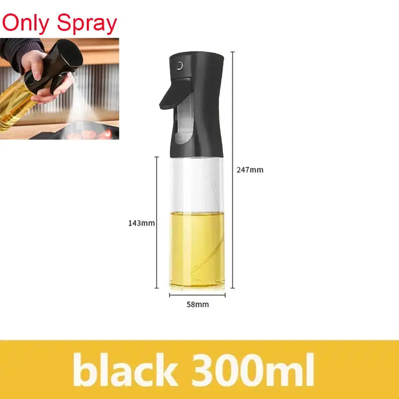 2 In 1 500ml Plastic Kitchen Oil Sprayer Bottle For Olive Oil Dispenser BBQ Baking Roasting