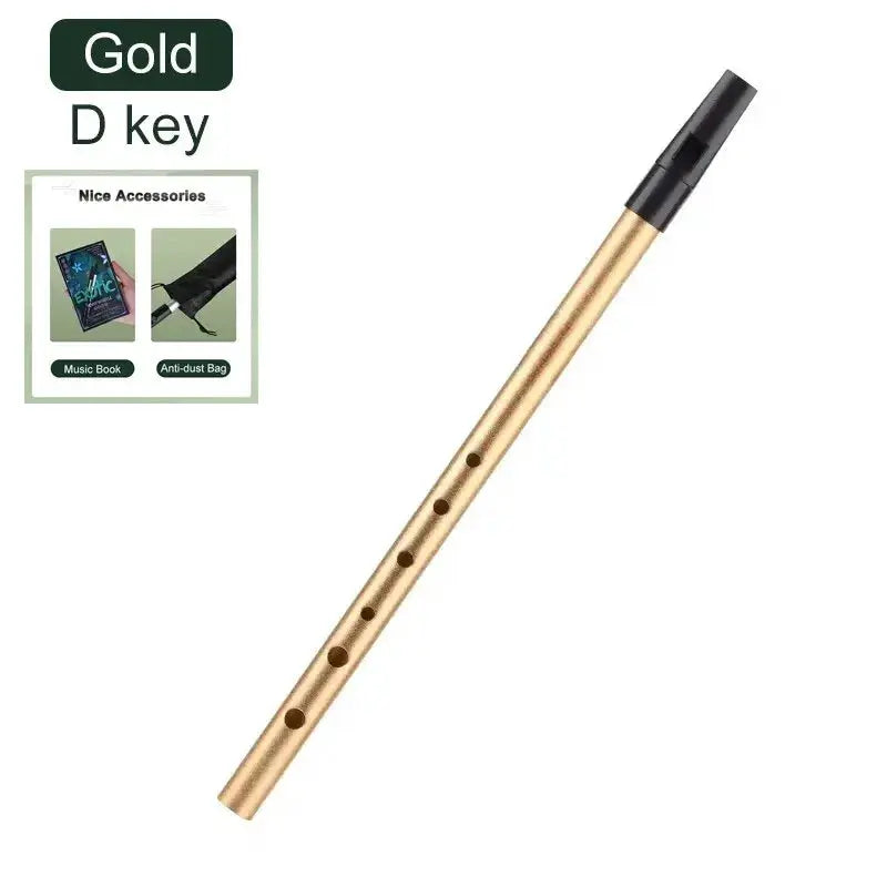 Miwayer Authentic Irish Tin Penny Whistle In C D Key With 6 Holes For Traditional Irish Music Instrument