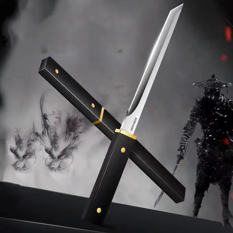 GrillMaster Barbecue Utility Knife Stainless Steel Blade Plastic Handle For Slicing Fish Meat