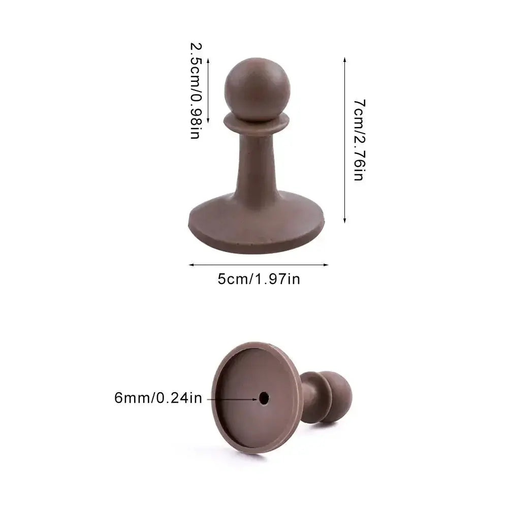 4 Pieces Lightning Proof Caps for Camping Tent Poles and Awning Rods Anti Thunder Protection Cover