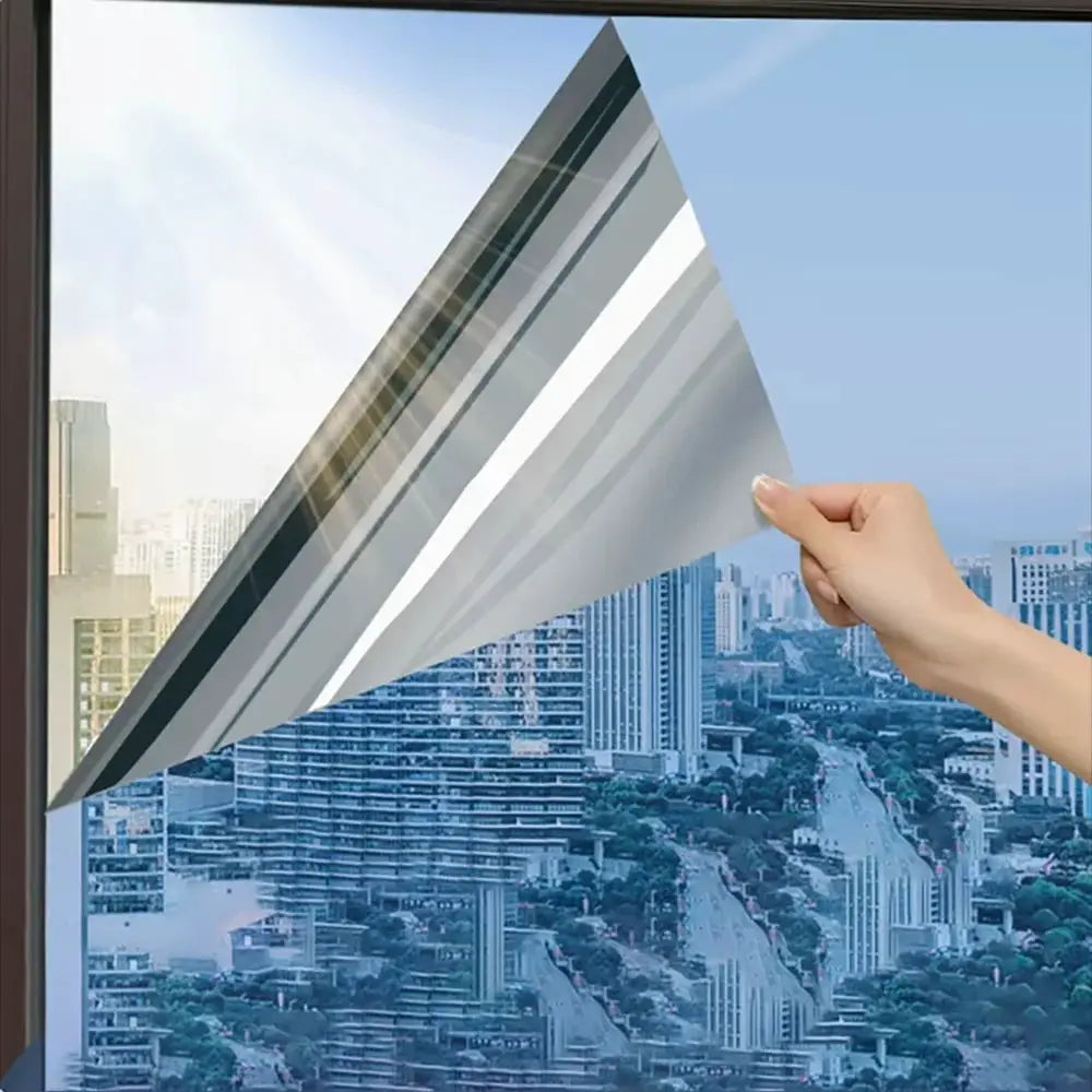 Household Insulated Glass Film For Windows Privacy Protection And Sun Protection One Way Mirror Window Film