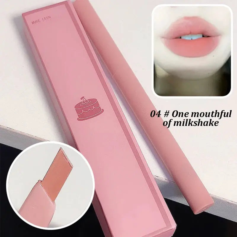 Dessert Lip Liner Automatic Rotating Waterproof Long Lasting No Color Outline Lip Liner Pen For Precise Lip Definition