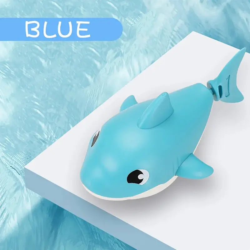Wind Up Chain Shark Bath Toy For Kids 0 To 12 Years Beach Outdoor Water Play Shower Toy
