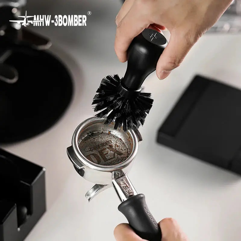 MHW 3 Bomber ABS Cleaning Brush For 51 to 58mm Coffee Baskets Home Barista Tools Cleaning Accessories