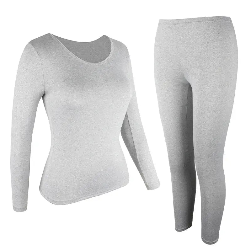 CozyCore Womens Thermal Underwear Set Two Pack Long Johns Fleece Lined Base Layer Ultra Soft Warmth
