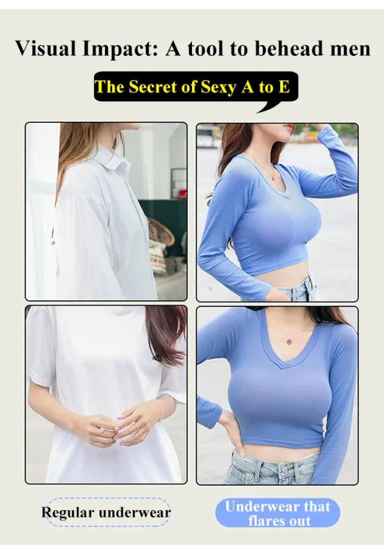 Silicone breast forms cosplay prosthesis for women; shown with white and blue tops to illustrate fit