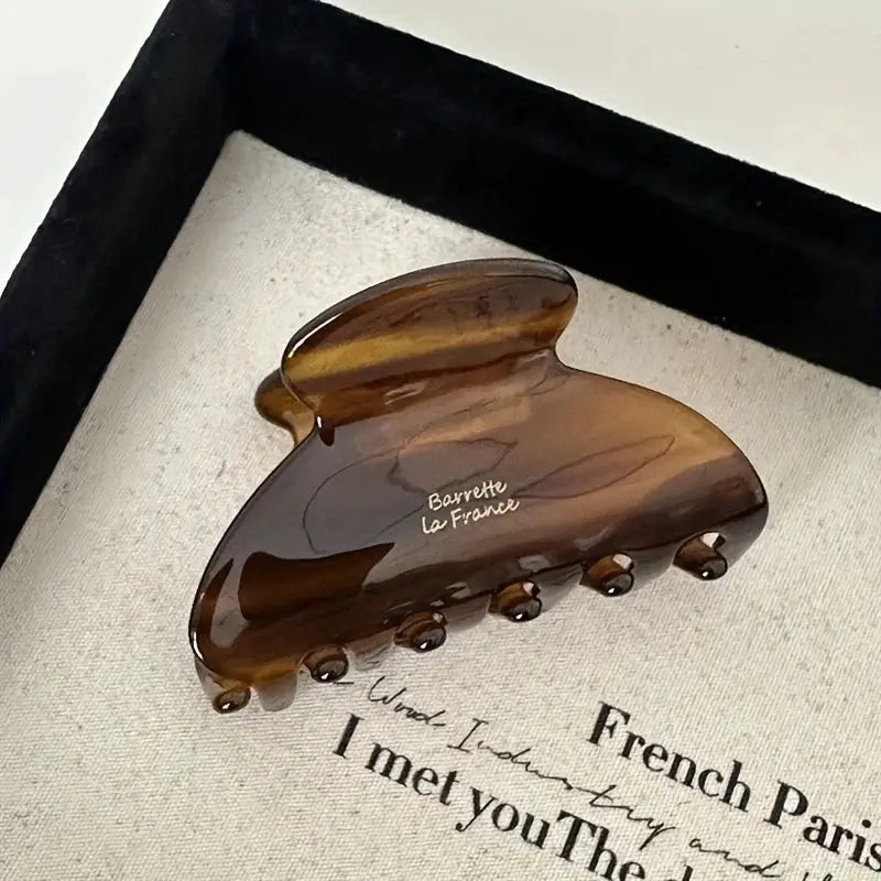 Elegant Acetate Hair Claw Clip Shark Clip For Medium Hair Secure Hold And Stylish Accessory