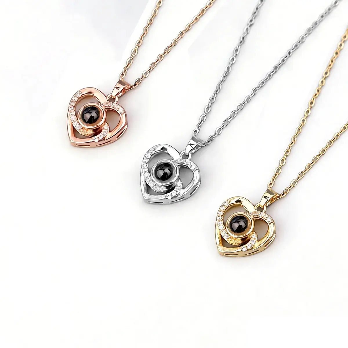 Projection Necklace I Love You In 100 Languages Pendant For Girlfriend Romantic 2026 Creative Jewelry Gift - Simples Market