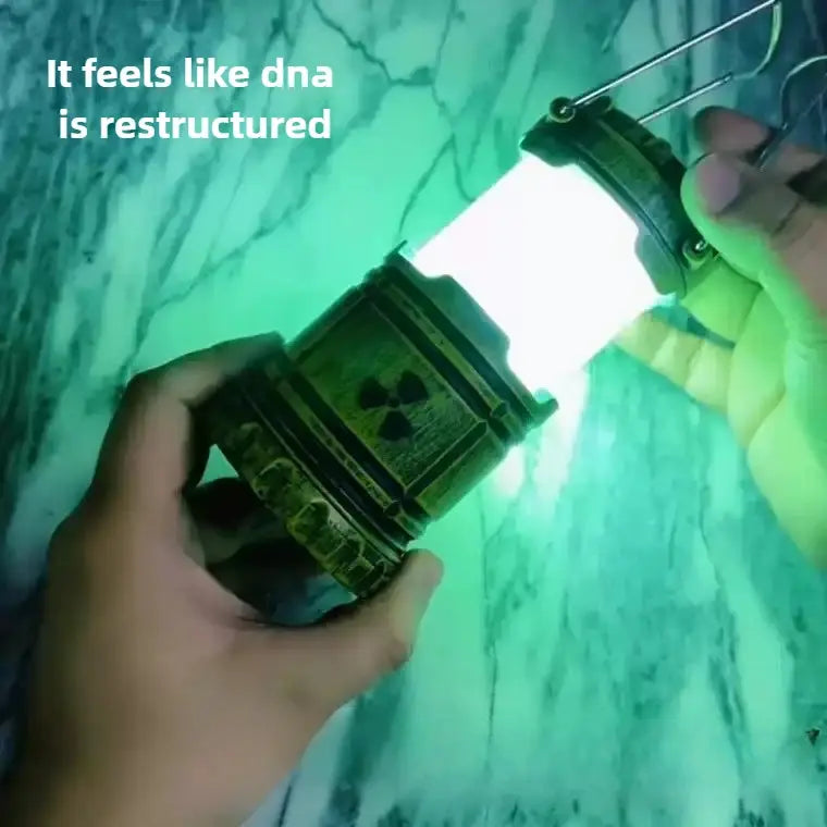 Mini Handheld Nuclear Reactor Lantern Toy Simulation Illuminator Doomsday Gift Portable Glowing Lamp