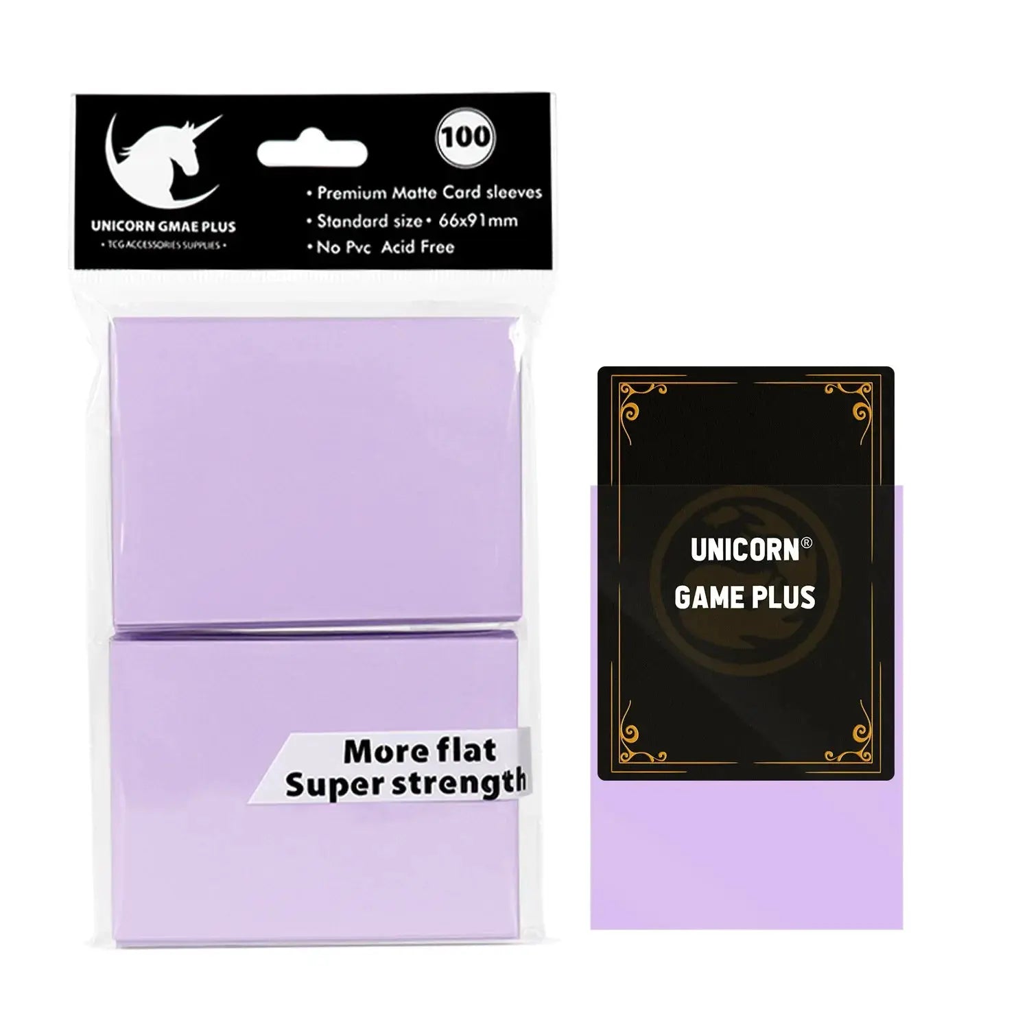 100 Pcs Matte 66x91mm Standard Size Card Sleeves For TCG Trading Cards Board Games Tarot Shield