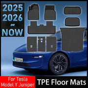 Tesla Model Y Juniper TPE floor mats set by Simples Market for trunk and cargo area