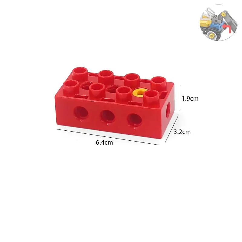Big Building Blocks Traffic Mechanical Construction Set For Kids Compatible Large Bricks Educational Science Toy Gift