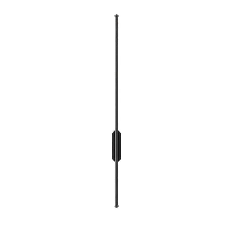 Simples Market USB rechargeable LED wall lamp, black vertical fixture with remote and dimmable tricolor light