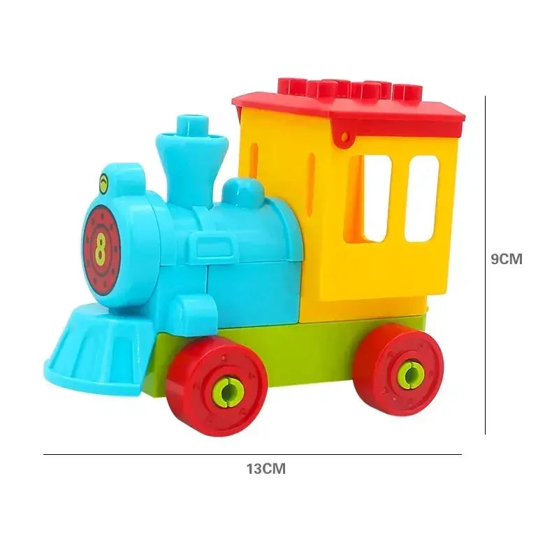 Big Building Blocks Compatible With Large Bricks Road Plates Car Parking Fuel Station Traffic Educational Toys For Kids