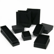 Black Square Jewelry Display Gift Box Organizer for Ring Earring Brooch Necklace Bracelet Engagement Packaging Boxes