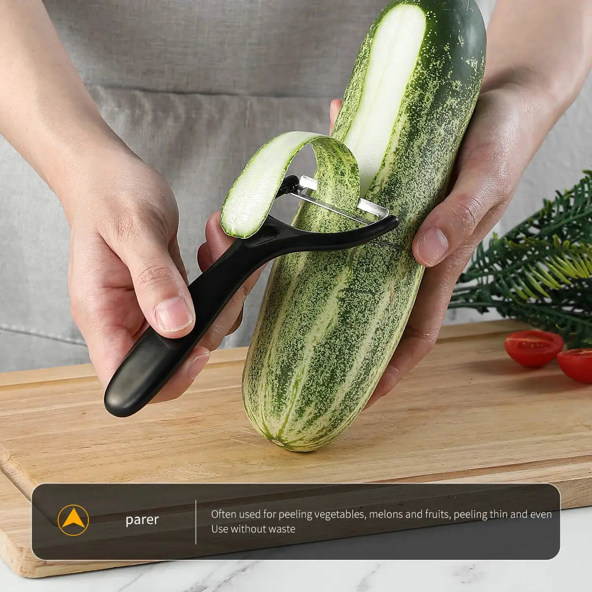 CulinaryCraft 3 And 5 Piece Kitchen Knife Set With High Grade Black Steel Blades And Durable Plastic Handles Gift Ready