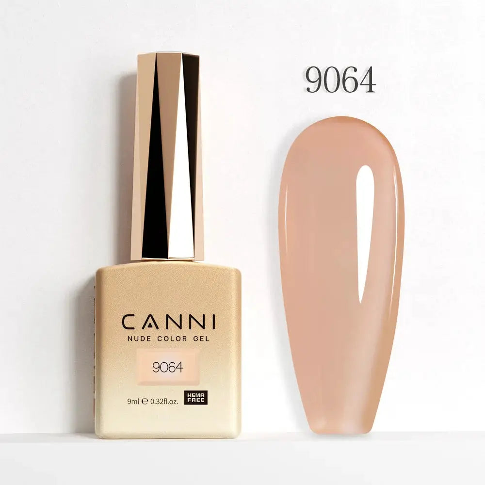 Canni Hema Free Nail Gel Polish Christmas Red Collection Semi Permanent 9ml Long Lasting Shine