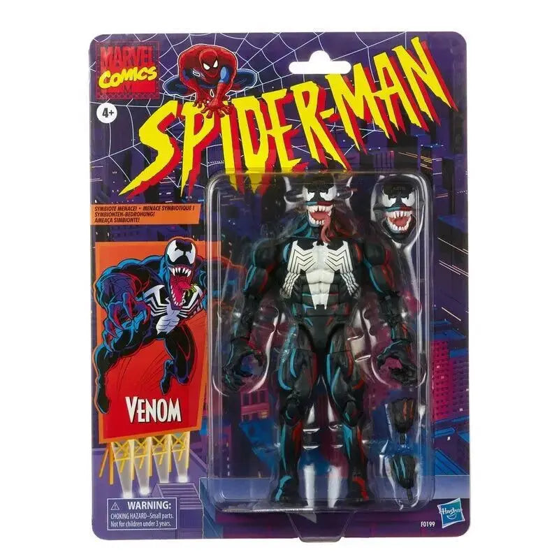 Spider Man 2099 Miguel O'Hara Venom Inspired Action Figure Toy Collectible Hasbro Marvel Figure