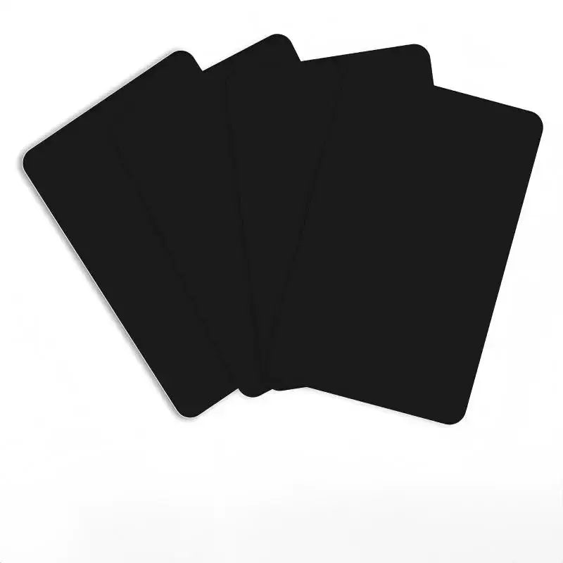 Simples Market NTAG215 blank NFC cards, black PVC, 13.56MHz, waterproof, 4 pcs