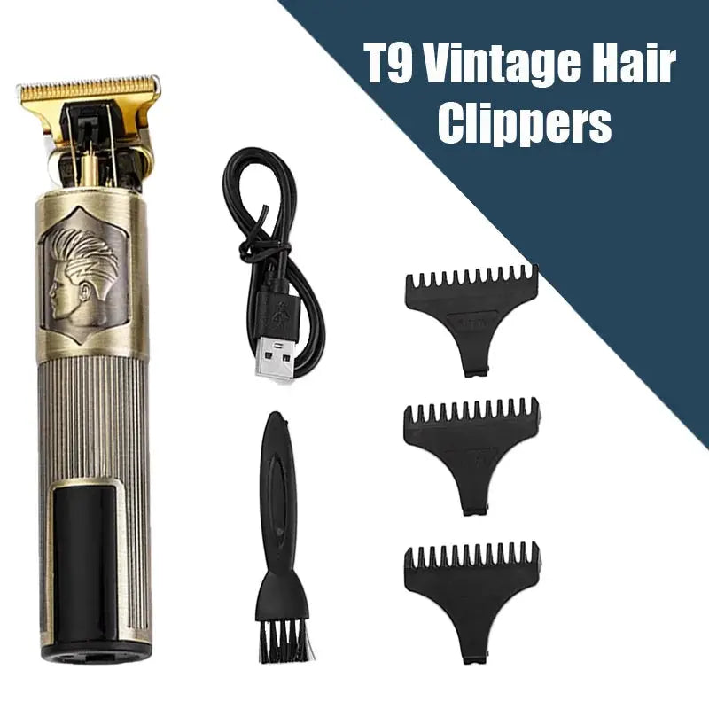 T9 Professional Hair Clipper For Men USB C Fast Charging Beard Body Hair Trimmer And Precision Electric Shaver