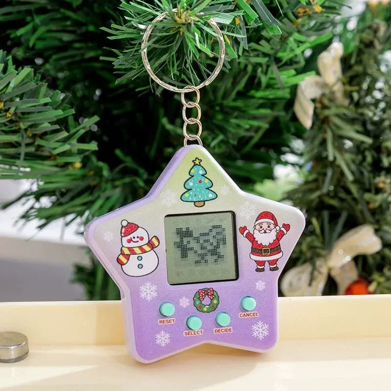 Transparent Electronic Pet Toy With 168 Virtual Pets See Through Case Keychain Nostalgic Retro Pixel Fun