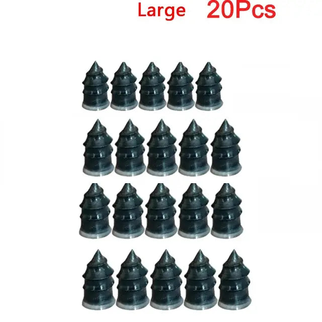 Tire repair screws by Simples Market, 20 black rubber puncture repair screws for car/truck