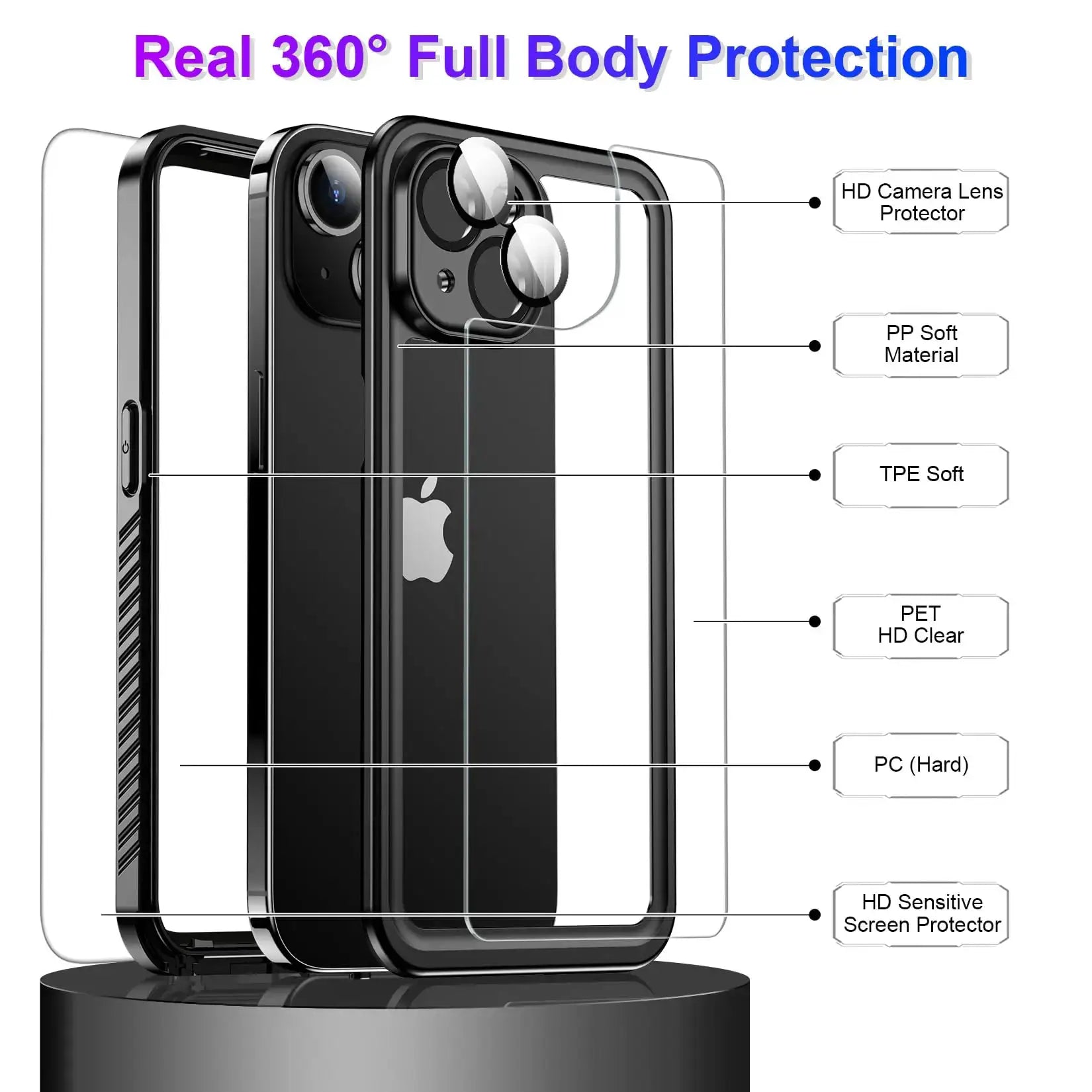 Shellbox Professional Waterproof Phone Case for iPhone 13 14 15 16 360 Full Coverage Shockproof Dustproof IP68