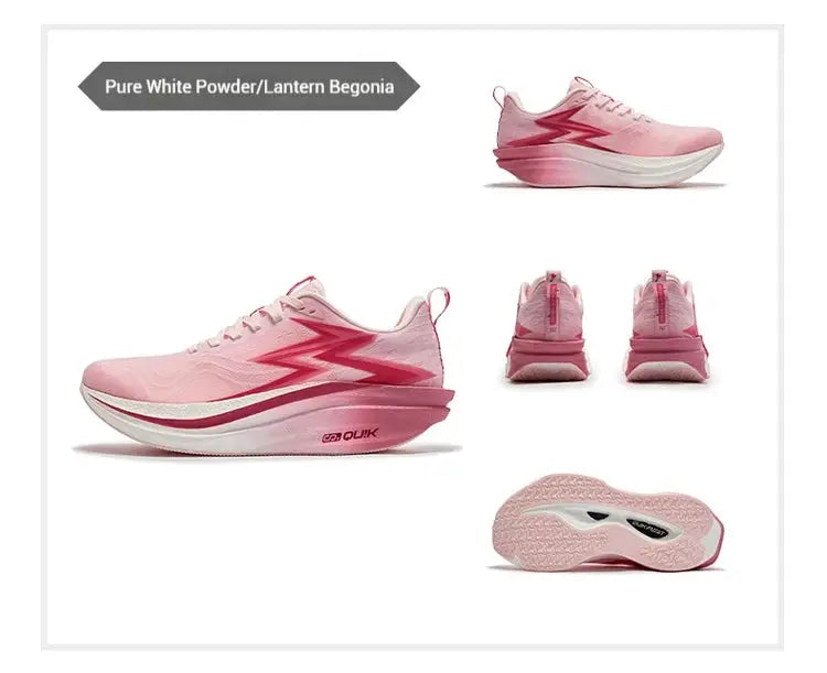 361 Degrees Flame 4.0 MIX men running shoes, pink Lantern Begonia upper with white midsole
