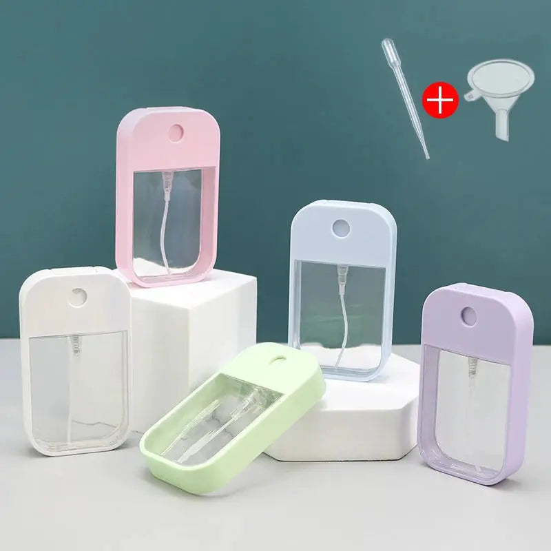 45ml Plastic Card Bottle Water Mist Spray for Perfume Hand Sanitizer and Oral Spray White Pink Blue