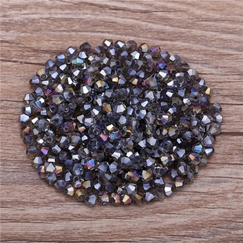 300Pcs Exquisite 4mm Bicone Crystal Beads for Jewelry Making Accessories 061-080
