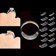 Soft Silicone Ring Size Adjuster 8 Piece Set Non Slip Comfort for Engagement Wedding Jewelry Making