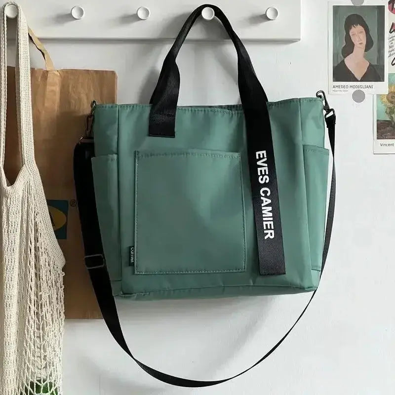 UrbanCarry Casual Tote Bag Large Capacity Waterproof Nylon Canvas For Everyday Use