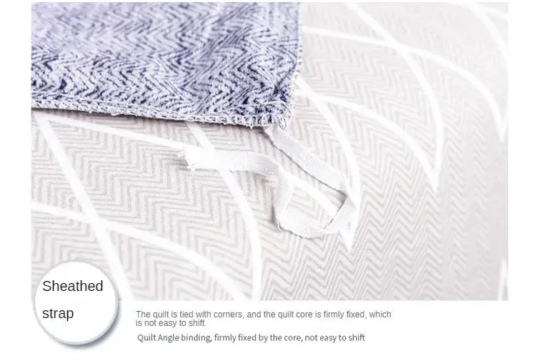 3pc 100% cotton duvet cover set striped print from Simples Market; includes 1 duvet cover and 2 pillowcases